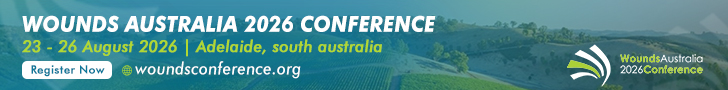 Wounds Australia Conference 2026 banner advert